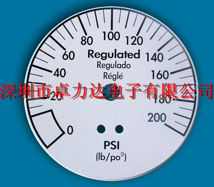 指示器刻度盤